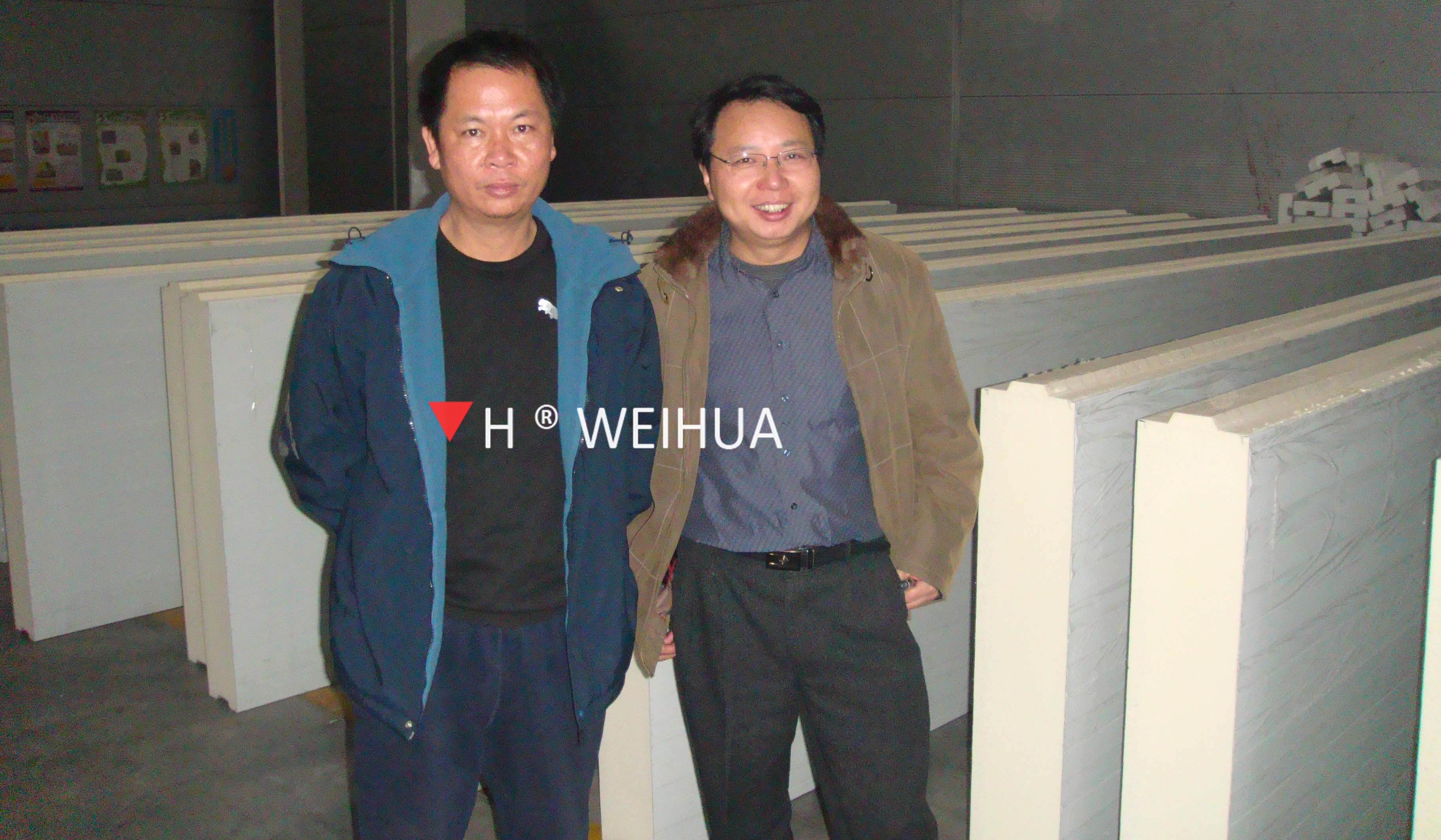 Gerente general de Weihua y nuestro cliente.